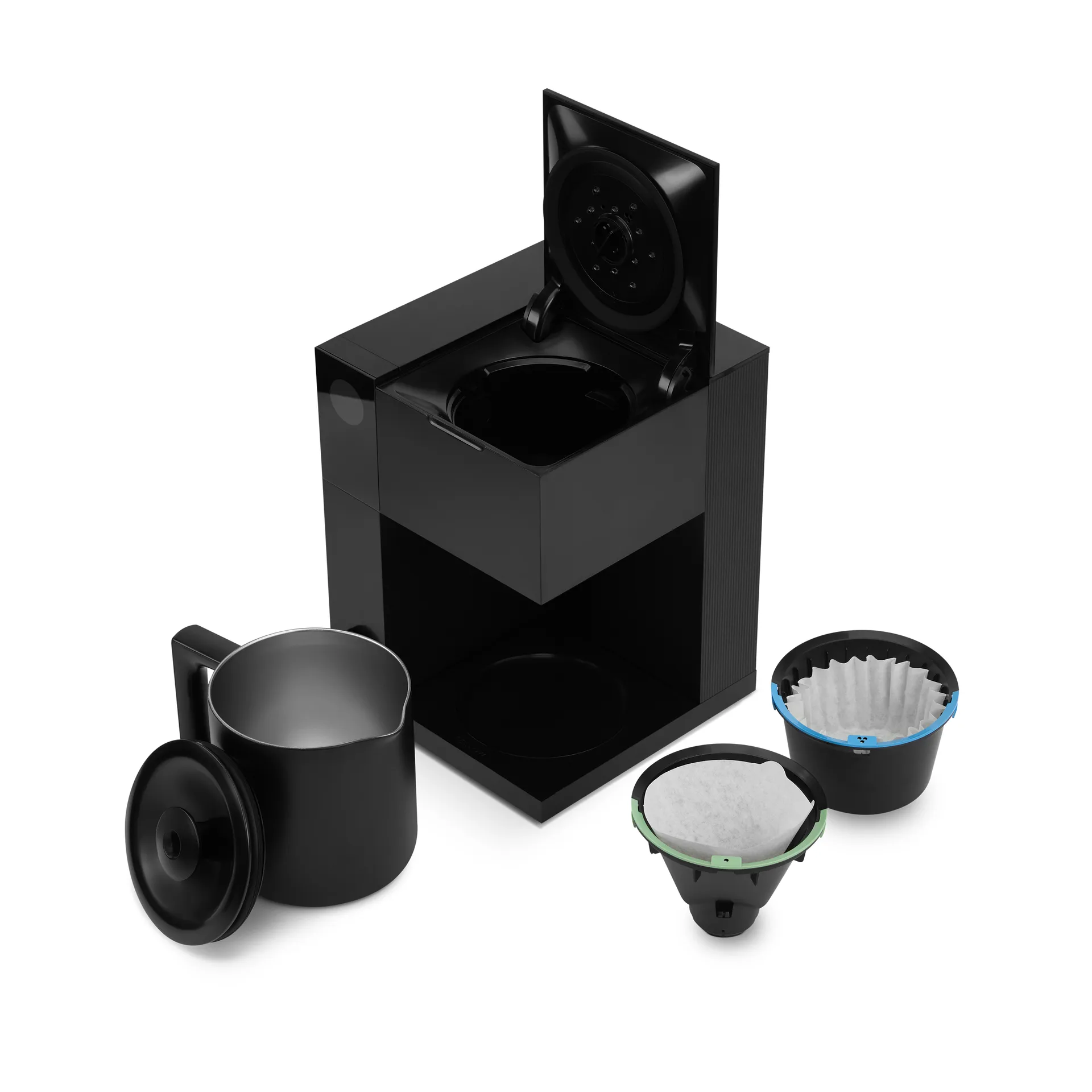 Aiden Precision máquina de café, Preto mate Fellow