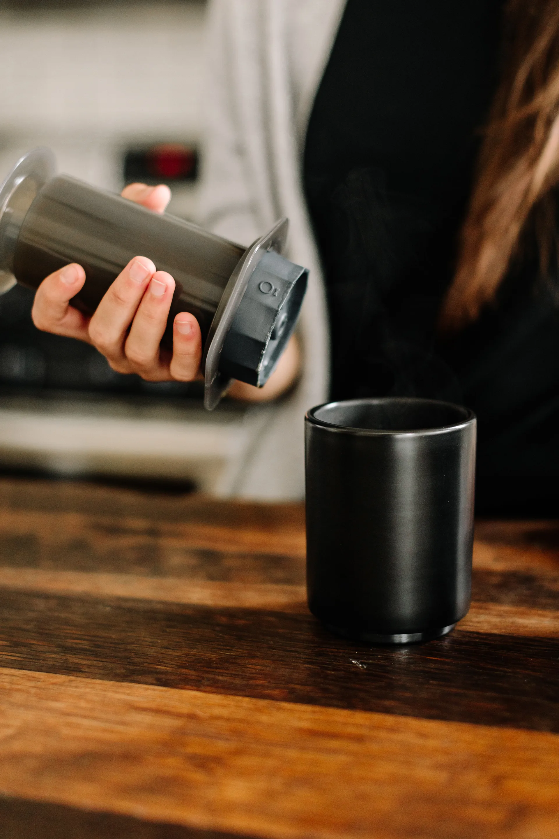 Caneca de latte Monty Milk Arts 32,5 cl, Black Fellow