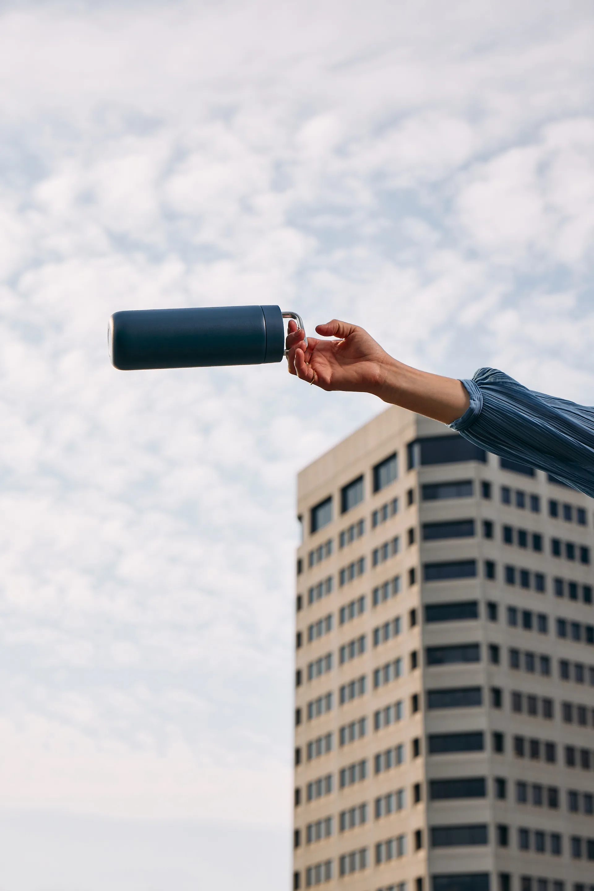 Caneca térmica Carter Move 3-in-1 lock, Stone blue Fellow