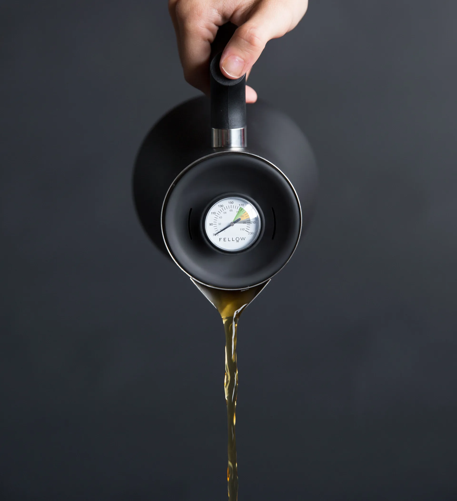 Chaleira Raven para fogão 1L, Matte black Fellow