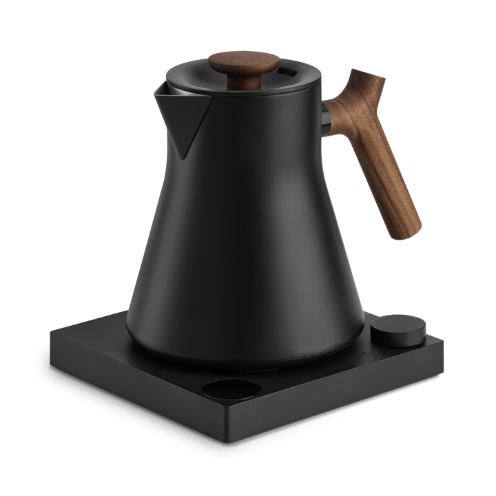 Corvo EKG Pro chaleira elétrica 0,9 L, Preto fosco-nogueira Fellow