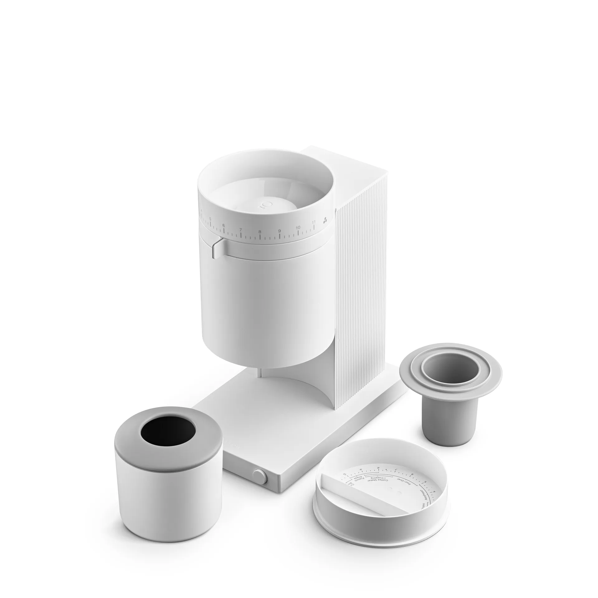 Moedor de café elétrico Opus Conical Burr, Matte white Fellow