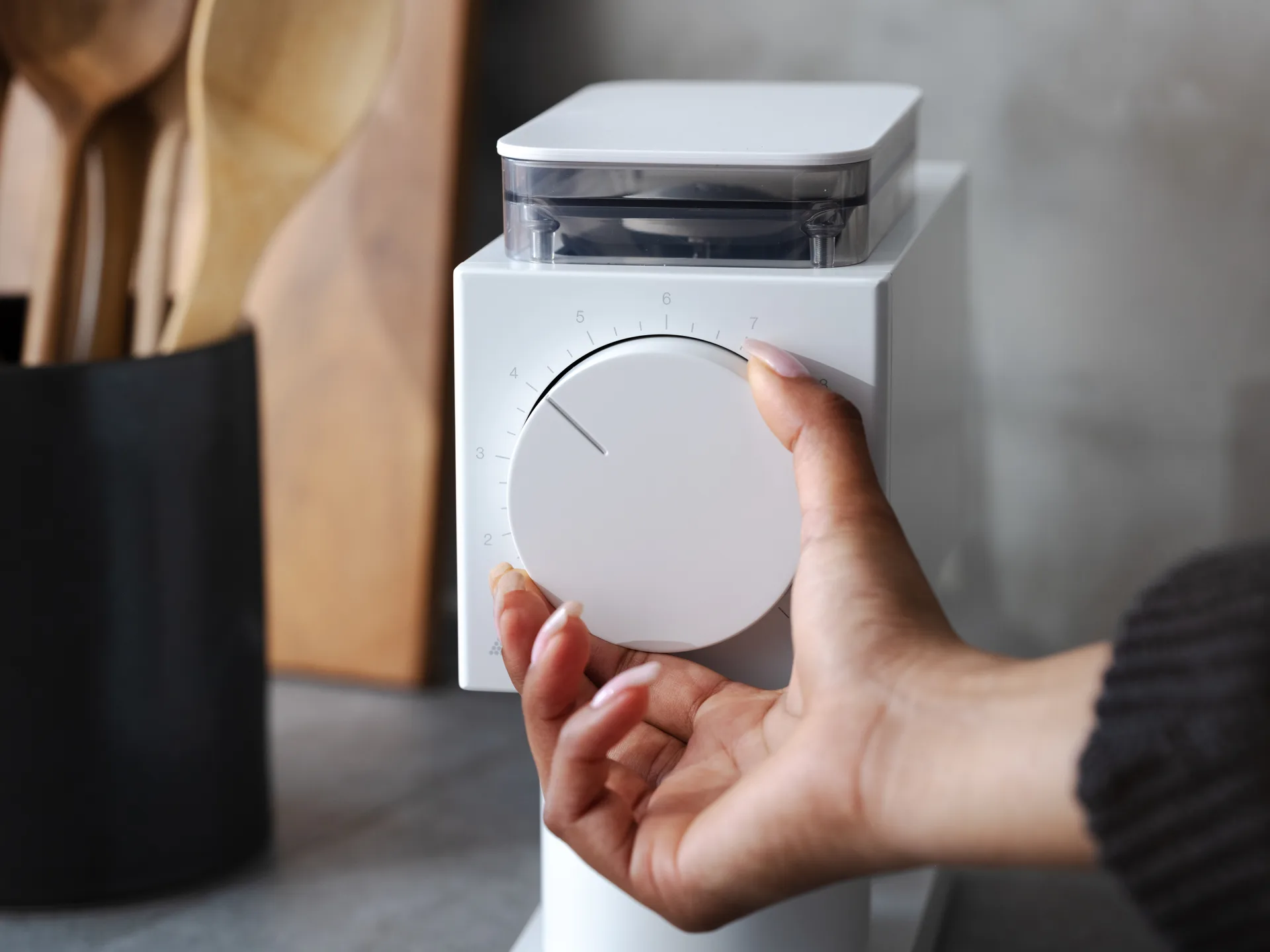 Moinho de café Ode gen 2, Matte white Fellow