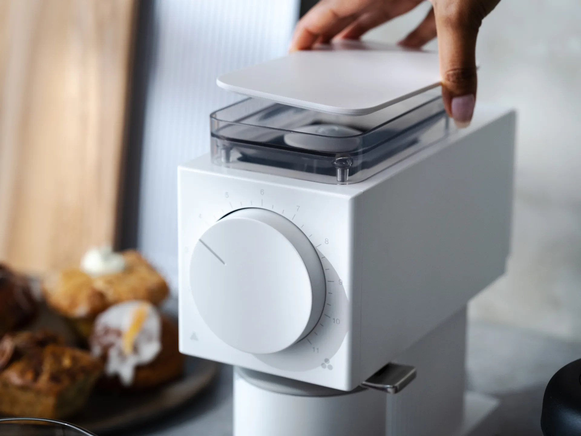 Moinho de café Ode gen 2, Matte white Fellow