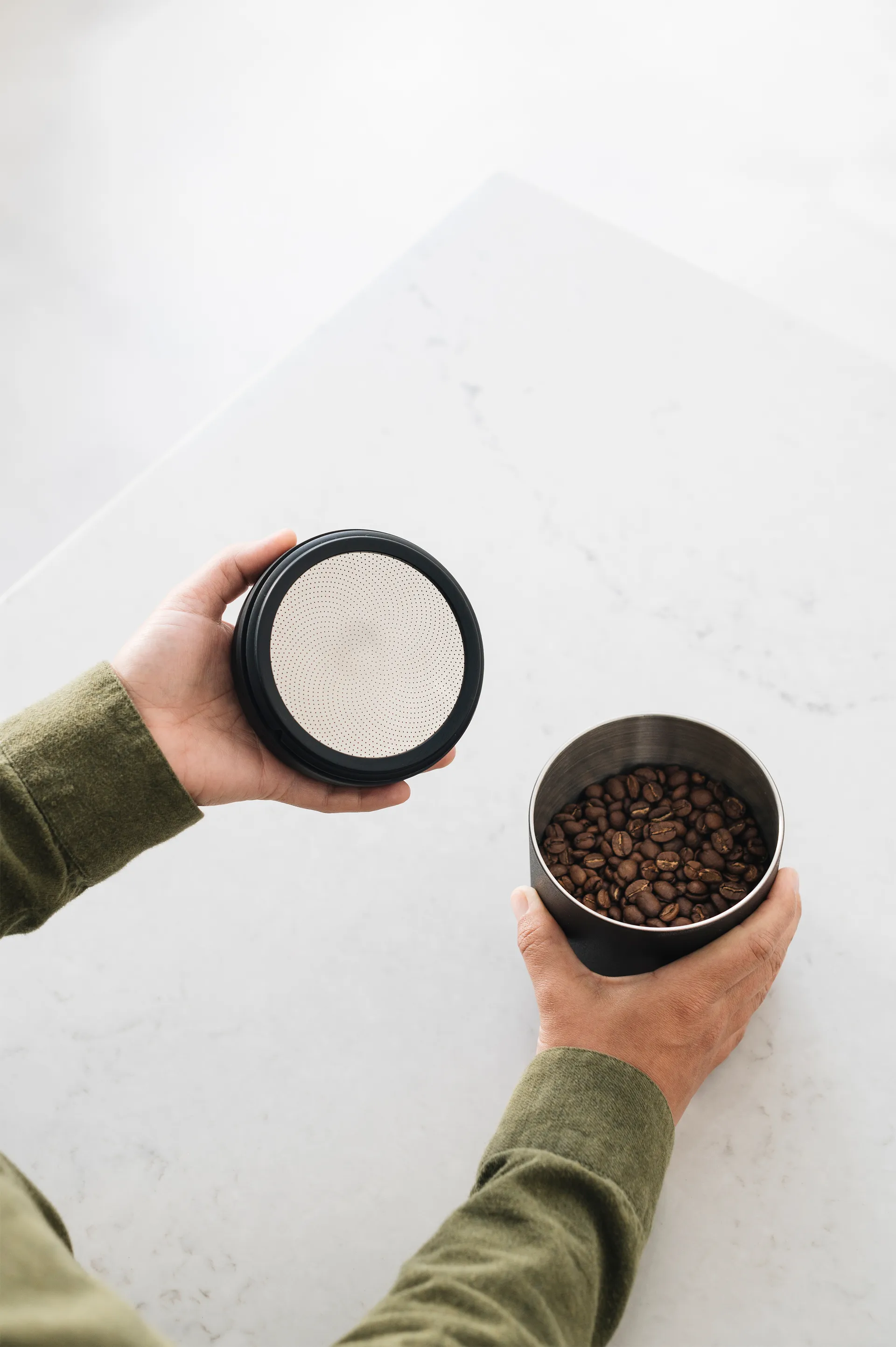 Recipiente a vácuo Atmos 0,7 L, Matte black Fellow