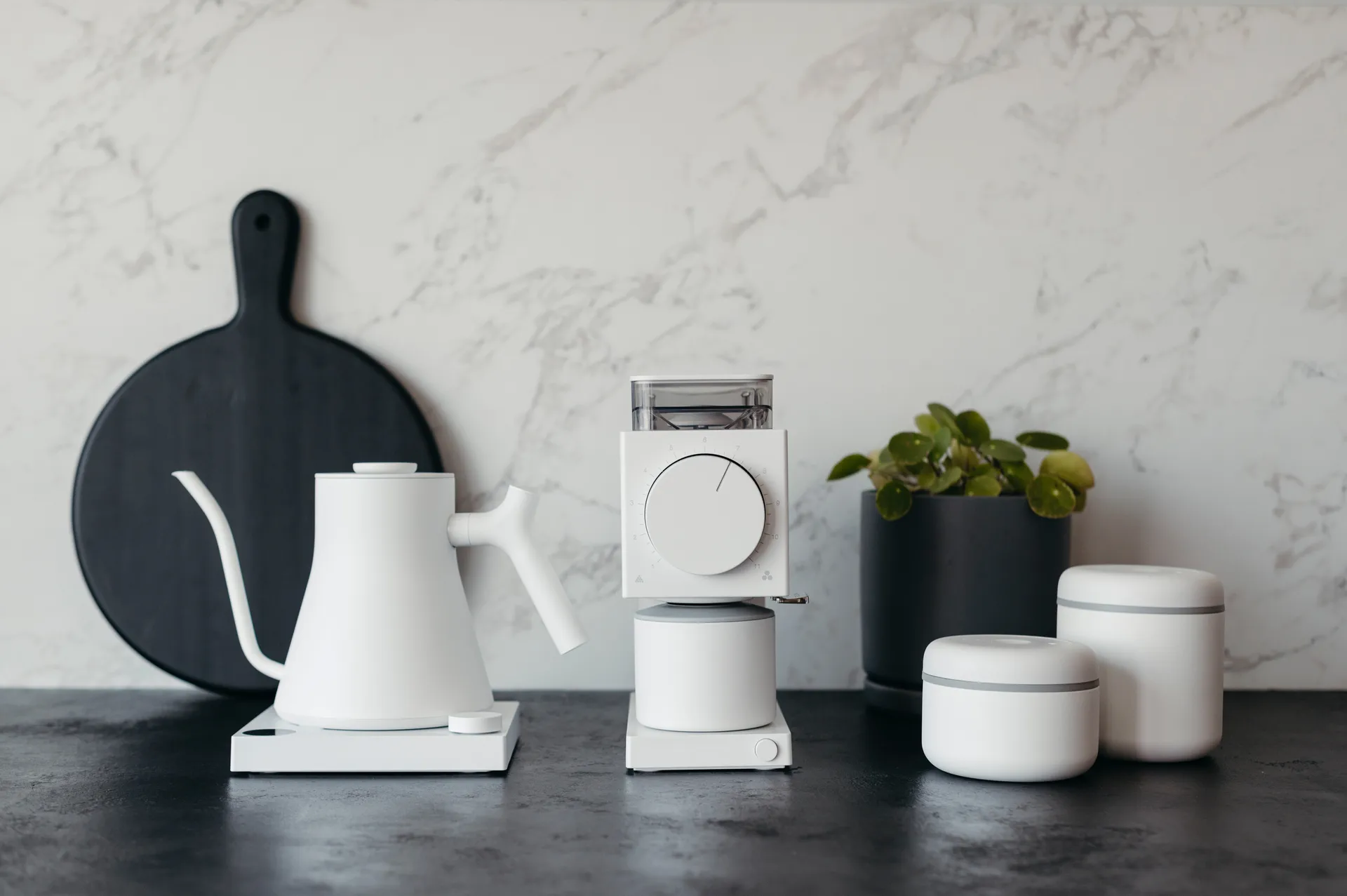 Stagg EKG Pro chaleira elétrica 0.9 L, Branco mate Fellow