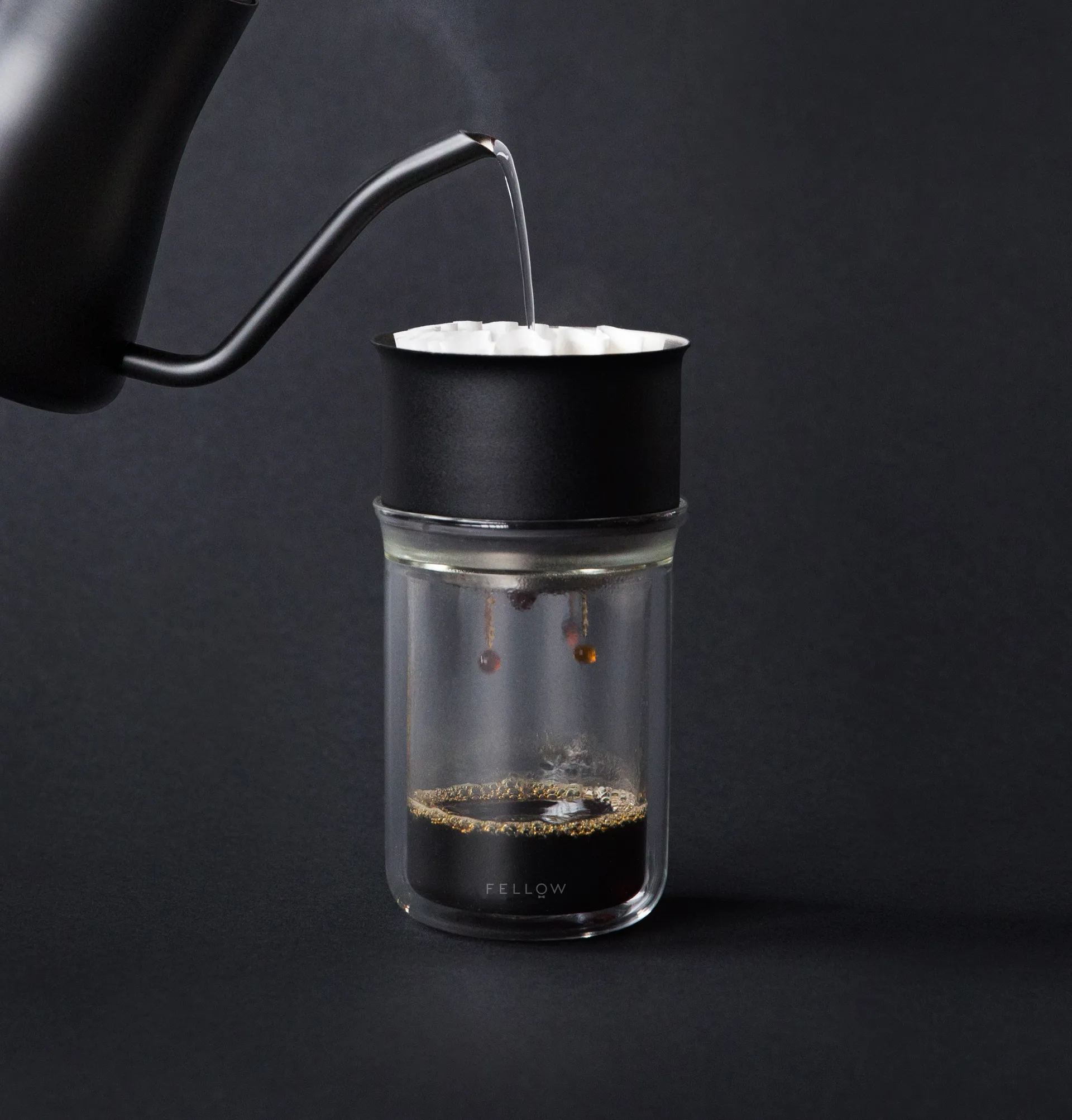 Stagg X pour-over dripper, Matte black Fellow