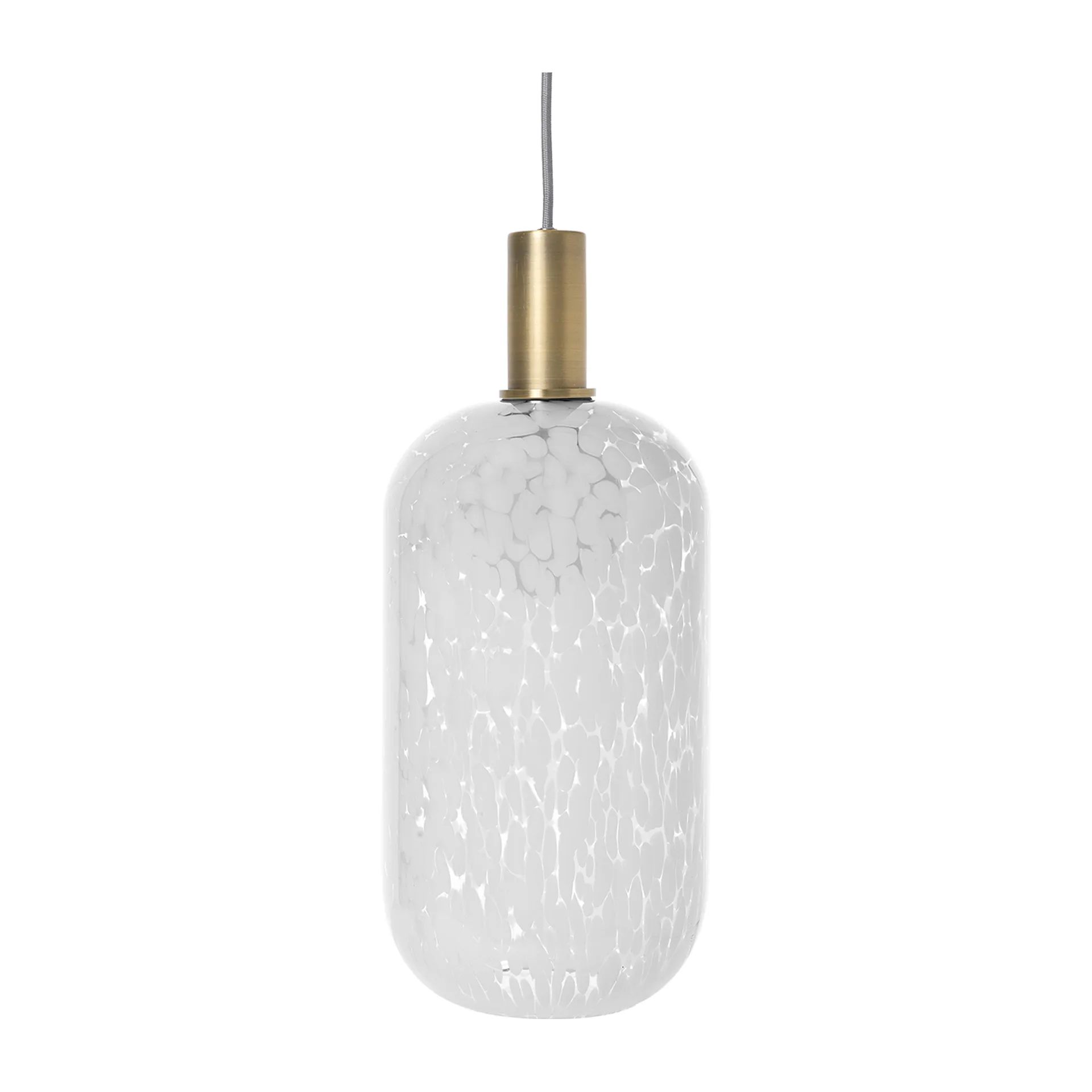 Abajur de vidro alto Casca Shade Ø18,6 cm, Milk Ferm Living