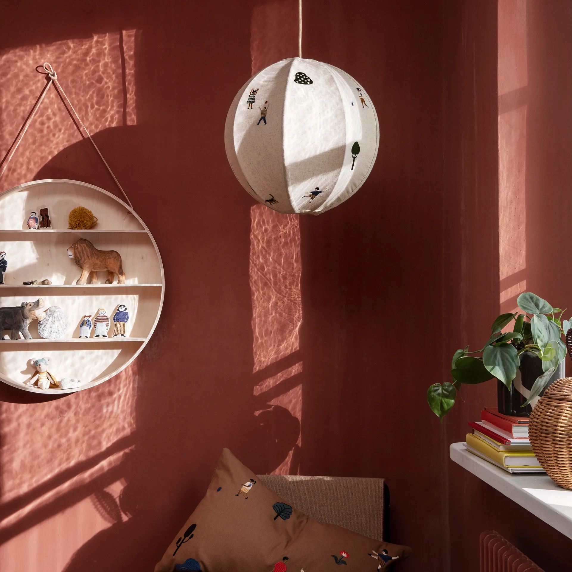 Abajur The Park Ø35 cm, Multi Ferm Living