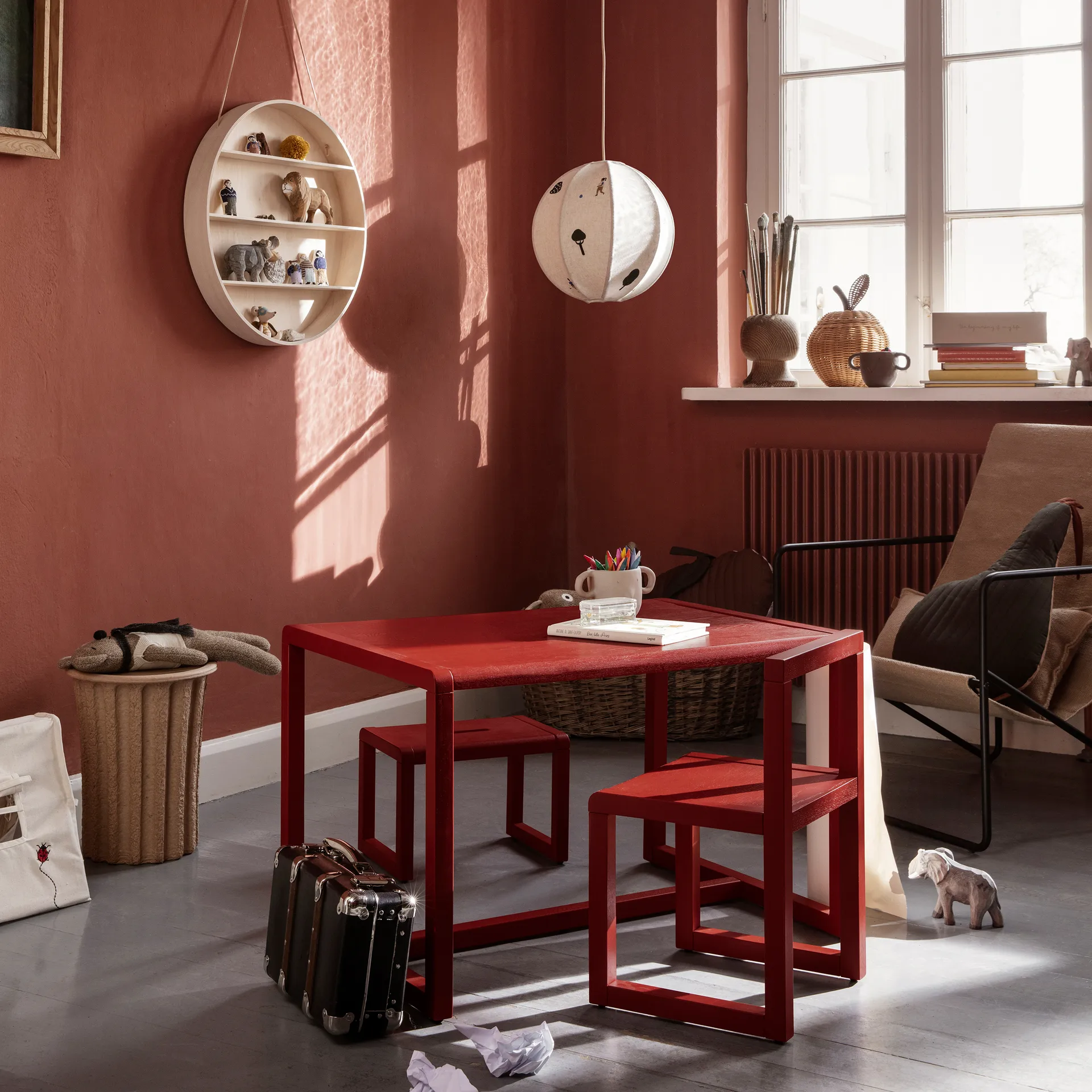 Abajur The Park Ø35 cm, Multi Ferm Living