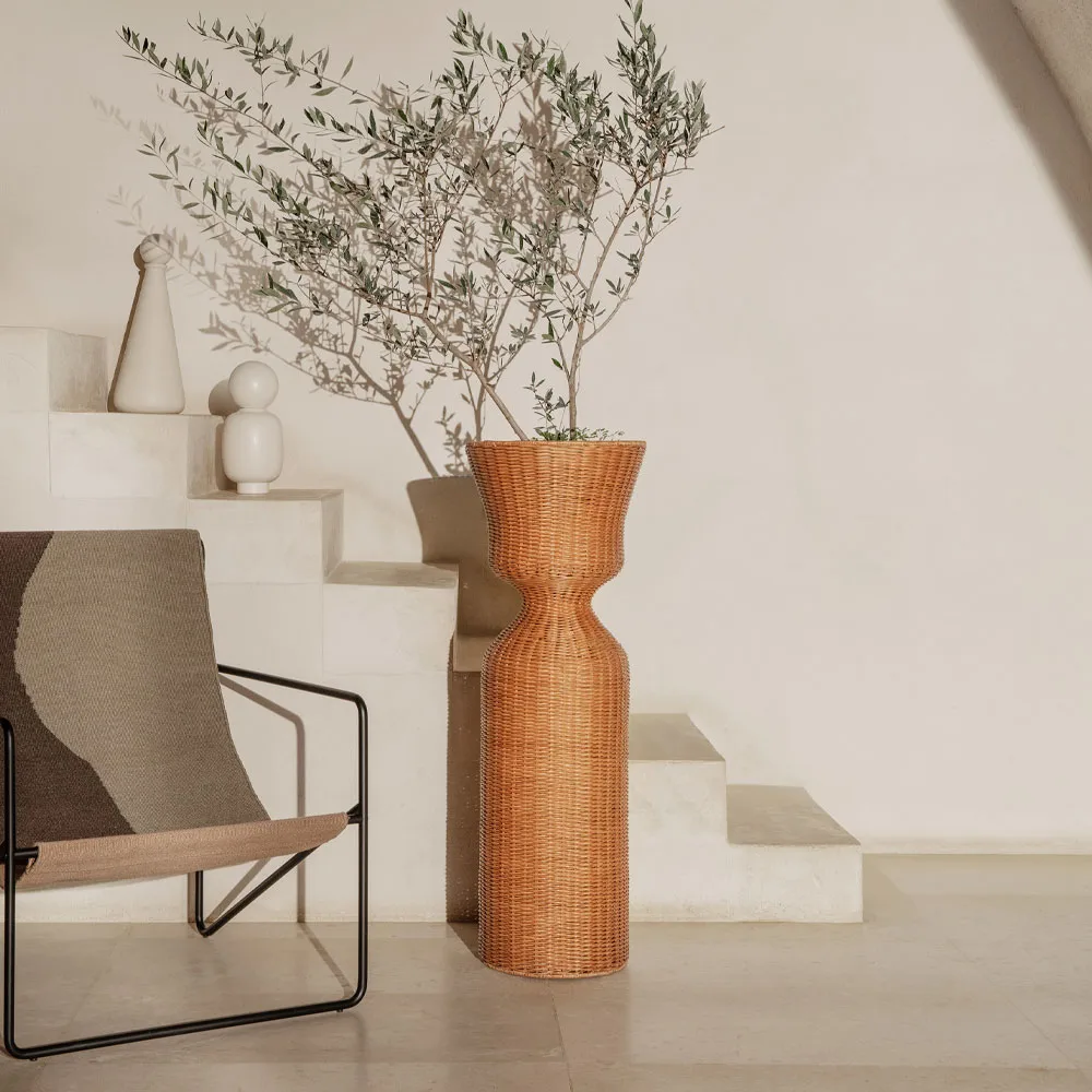 Agnes pote de plantas, Natural, alto Ferm Living