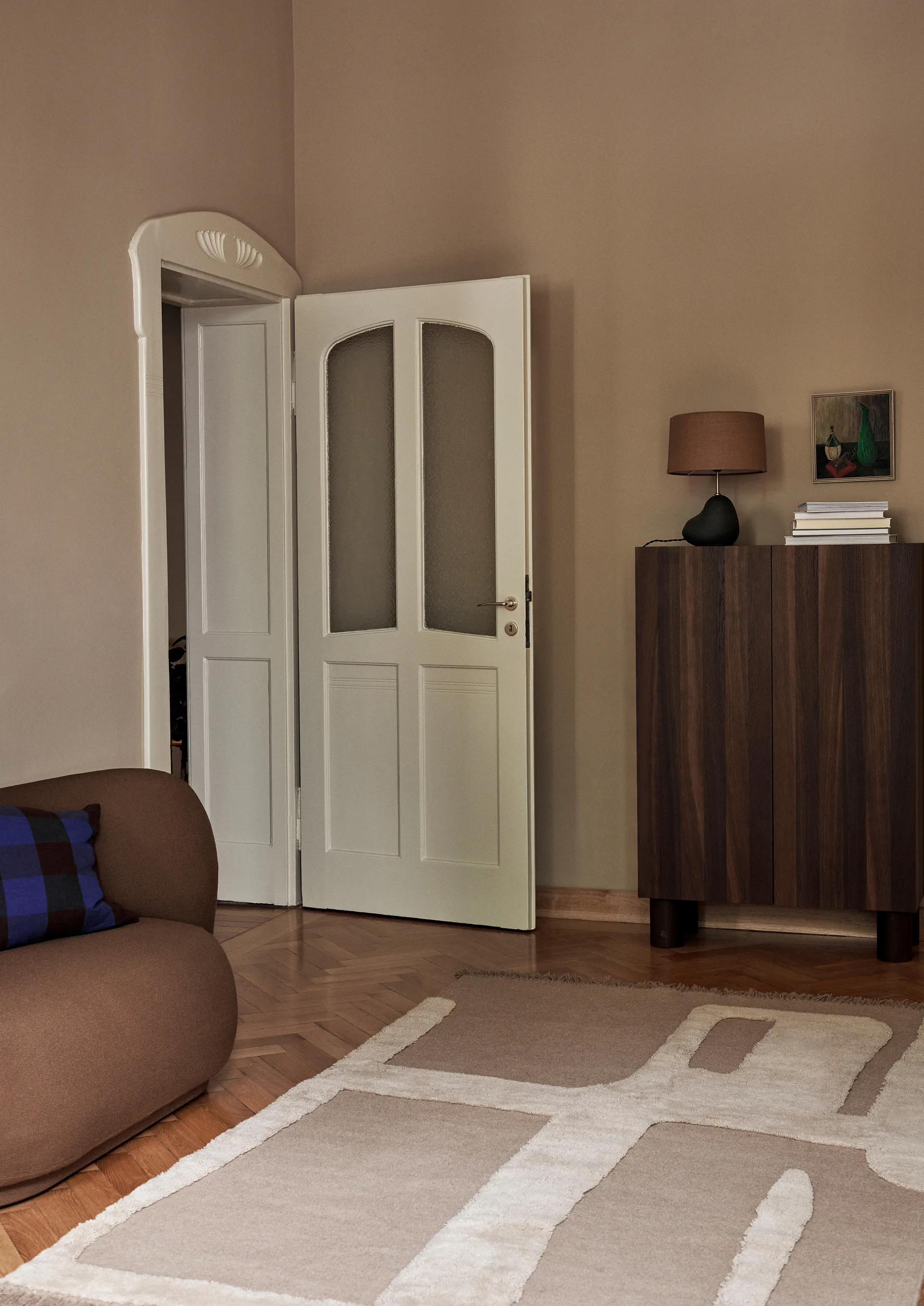 Alley tapete de lã L 160x250 cm, Natural Ferm Living