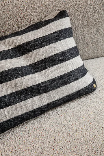 Almofada Clean Louisiana 40x60 cm - Sand-black - Ferm Living