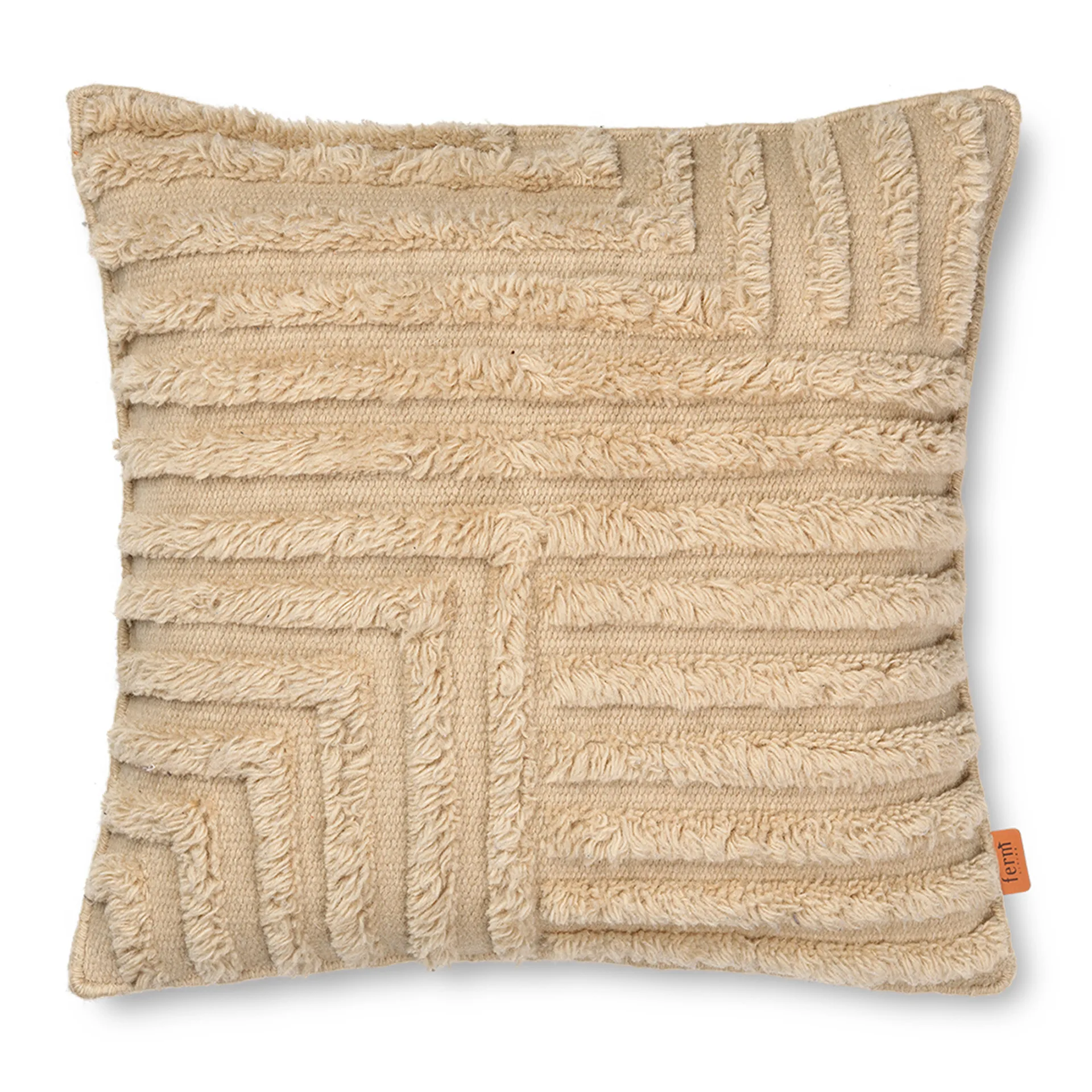 Almofada Crease 50x50 cm, Light Sand Ferm Living
