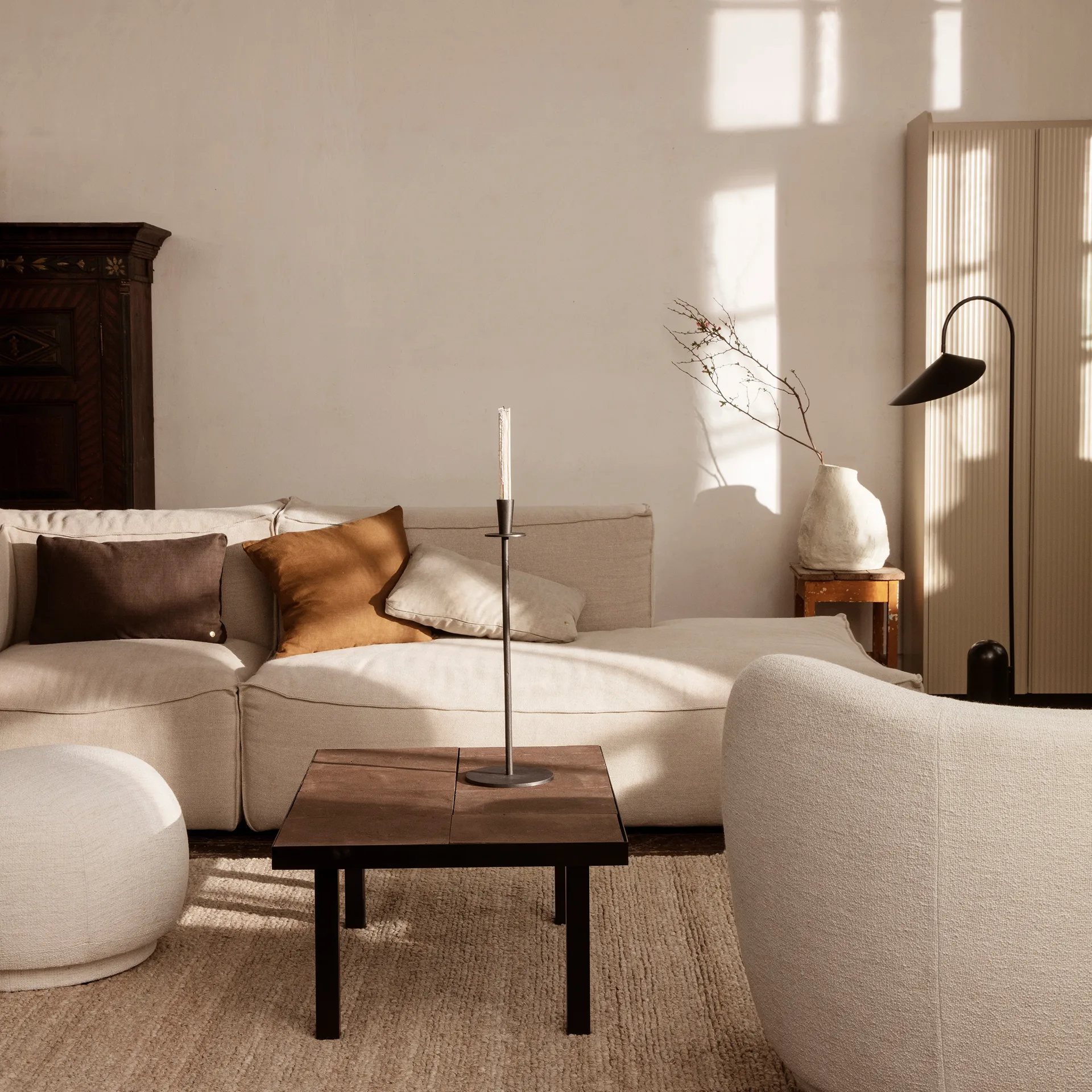 Almofada linho 50x50 cm, Sugar kelp Ferm Living