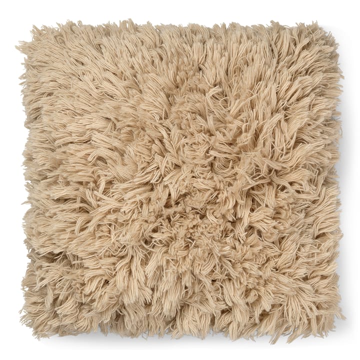 Almofada Meadow High Pile 50x50 cm - Light Sand - Ferm LIVING