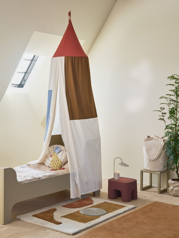 Almofada Peacock, Silver Fern-undyed Ferm Living