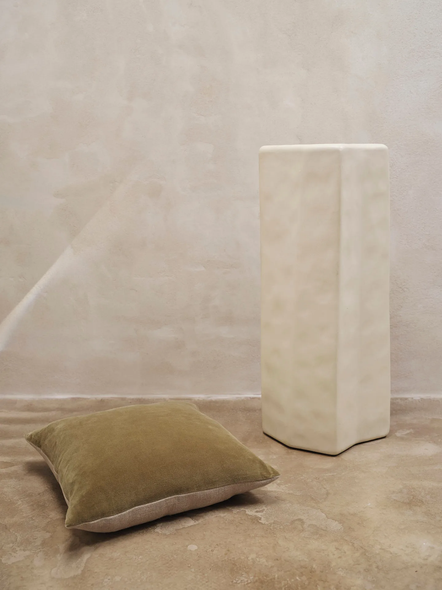 Almofada Senti 50x50 cm, Khaki Ferm Living