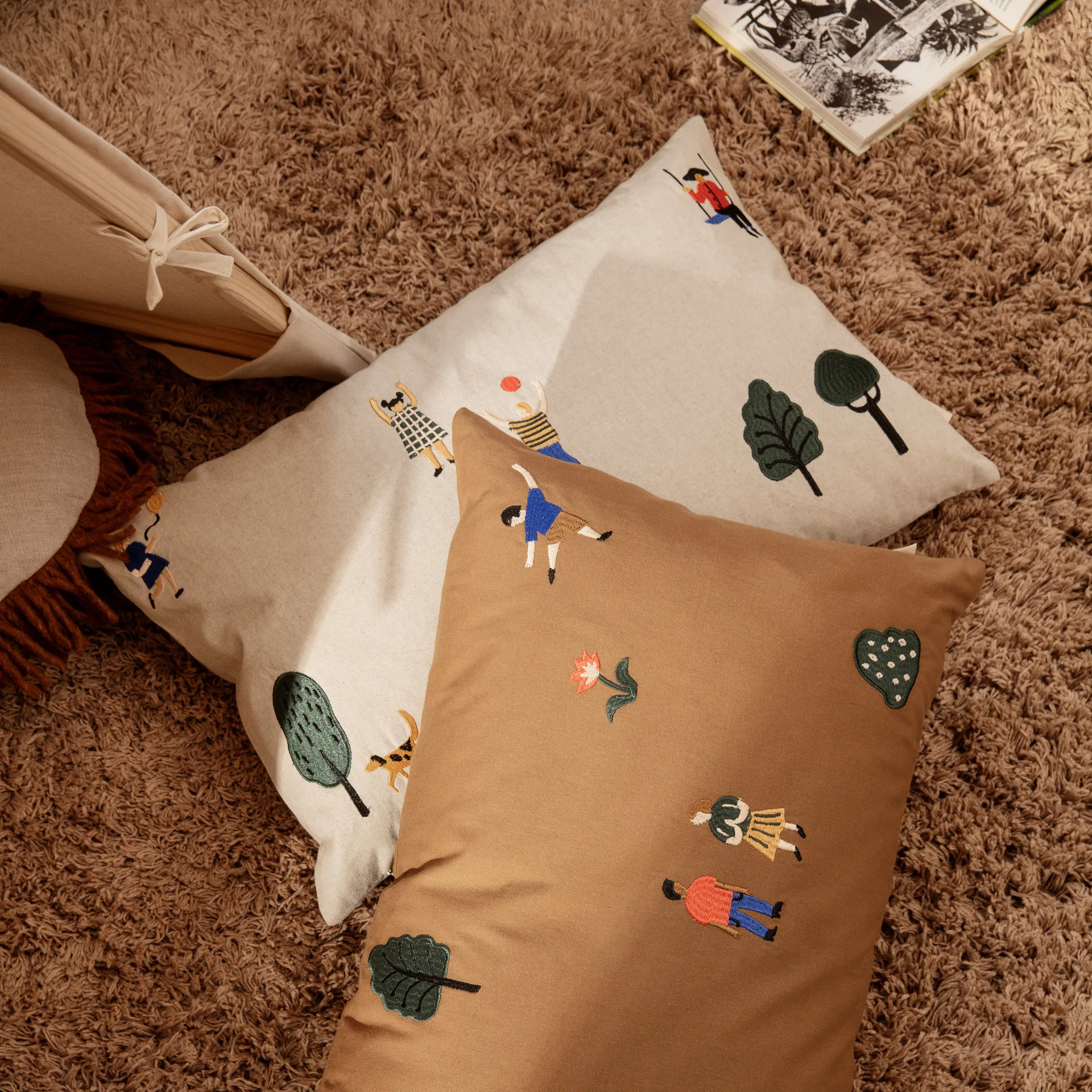 Almofada The Park 40x60 cm, natural Ferm Living