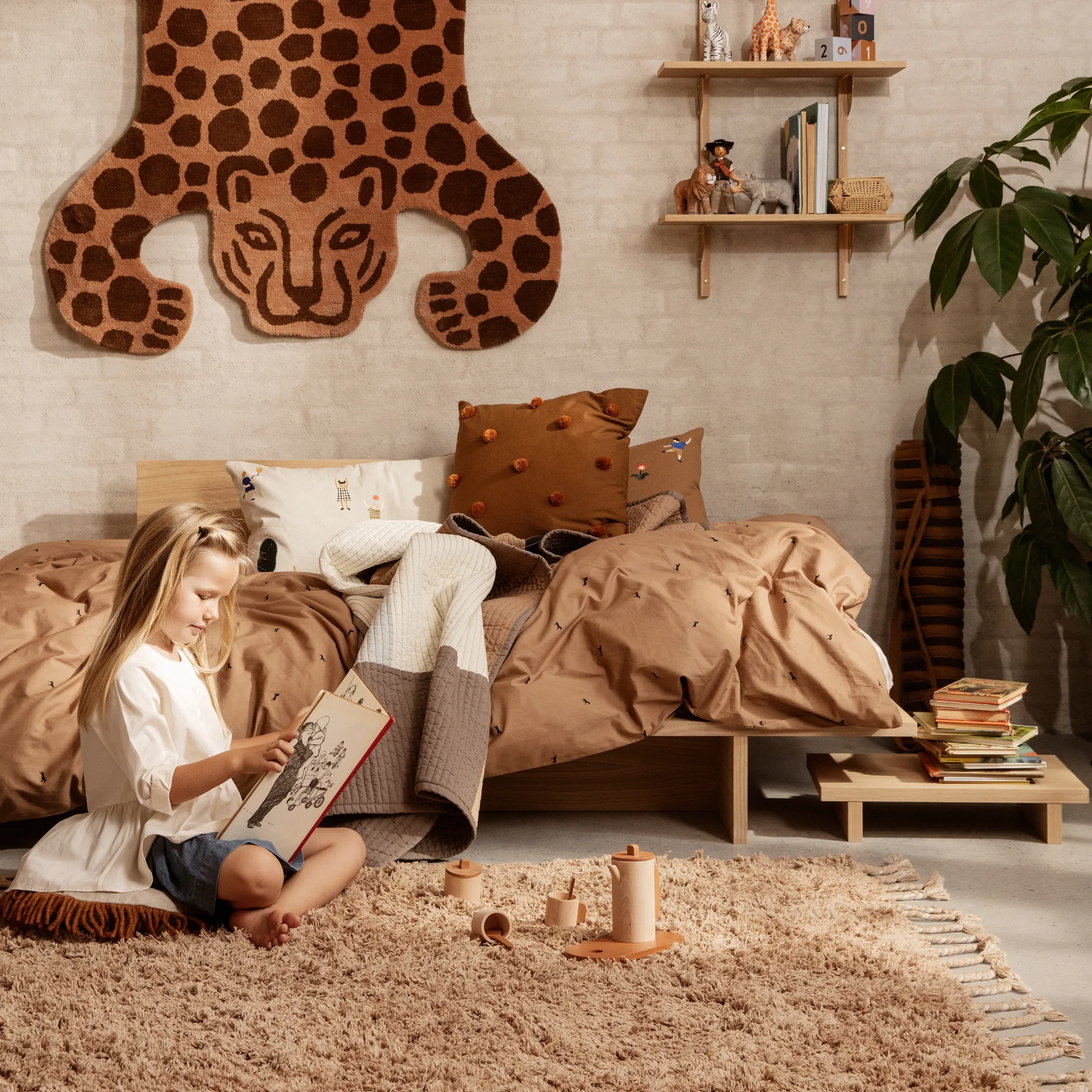 Almofada The Park 40x60 cm, natural Ferm Living