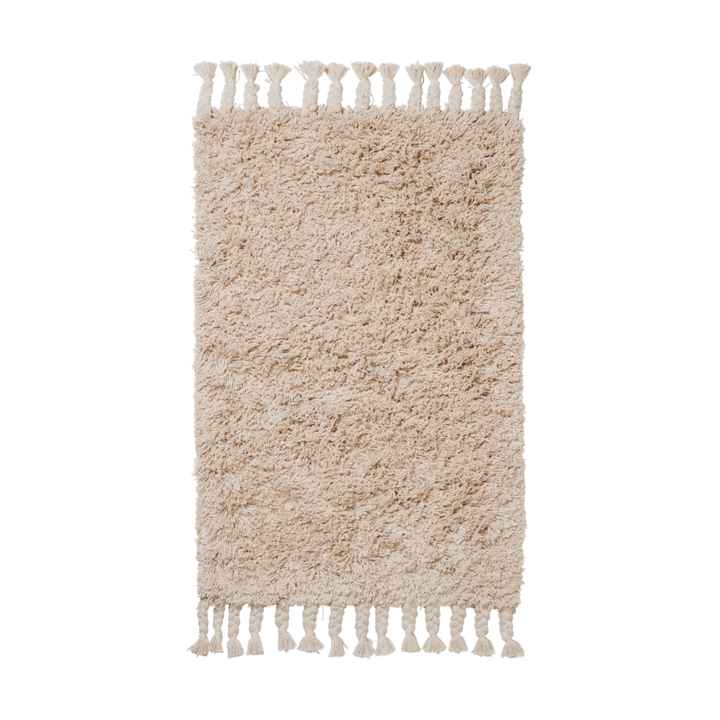 Amass tapete de pelo comprido 70x50 cm - Off-white - Ferm Living