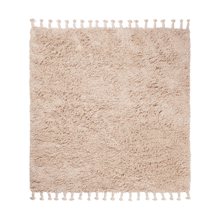 Amass tapete de pelo comprido 70x50 cm - Off-white - Ferm Living