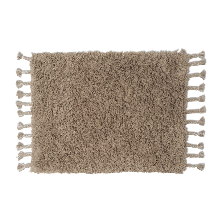 Amass tapete de pelo comprido 70x50 cm - White Pepper - Ferm Living