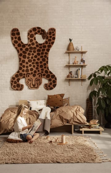 Amass tapete de pelo comprido 70x50 cm - White Pepper - Ferm Living