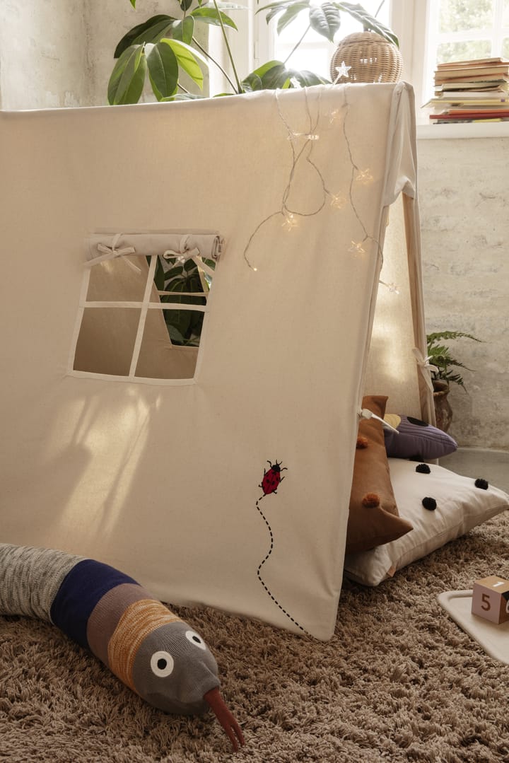 Amass tapete de pelo comprido 70x50 cm, White Pepper Ferm Living