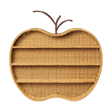 Apple prateleira de parede entrançada - Natural, 70x12,5x68 cm - Ferm Living