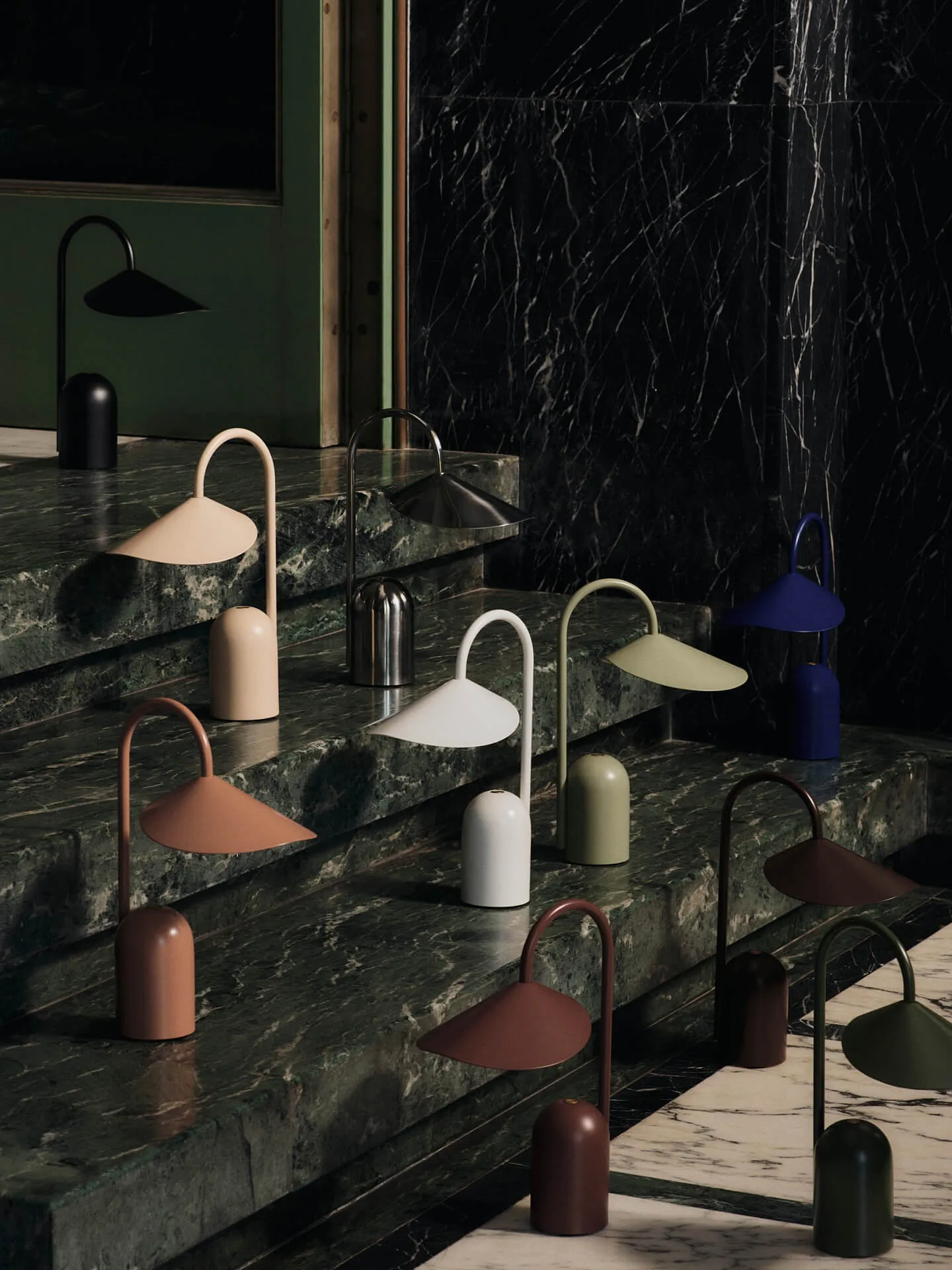 Arum lâmpada portátil, Stainless steel Ferm Living