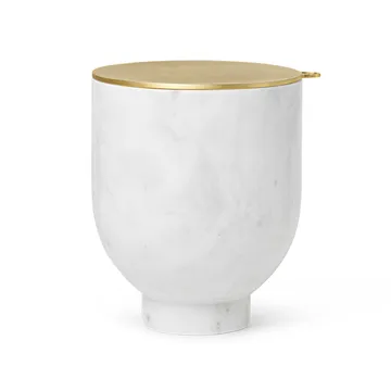 Balde de gelo Alza - mármore branco - Ferm Living
