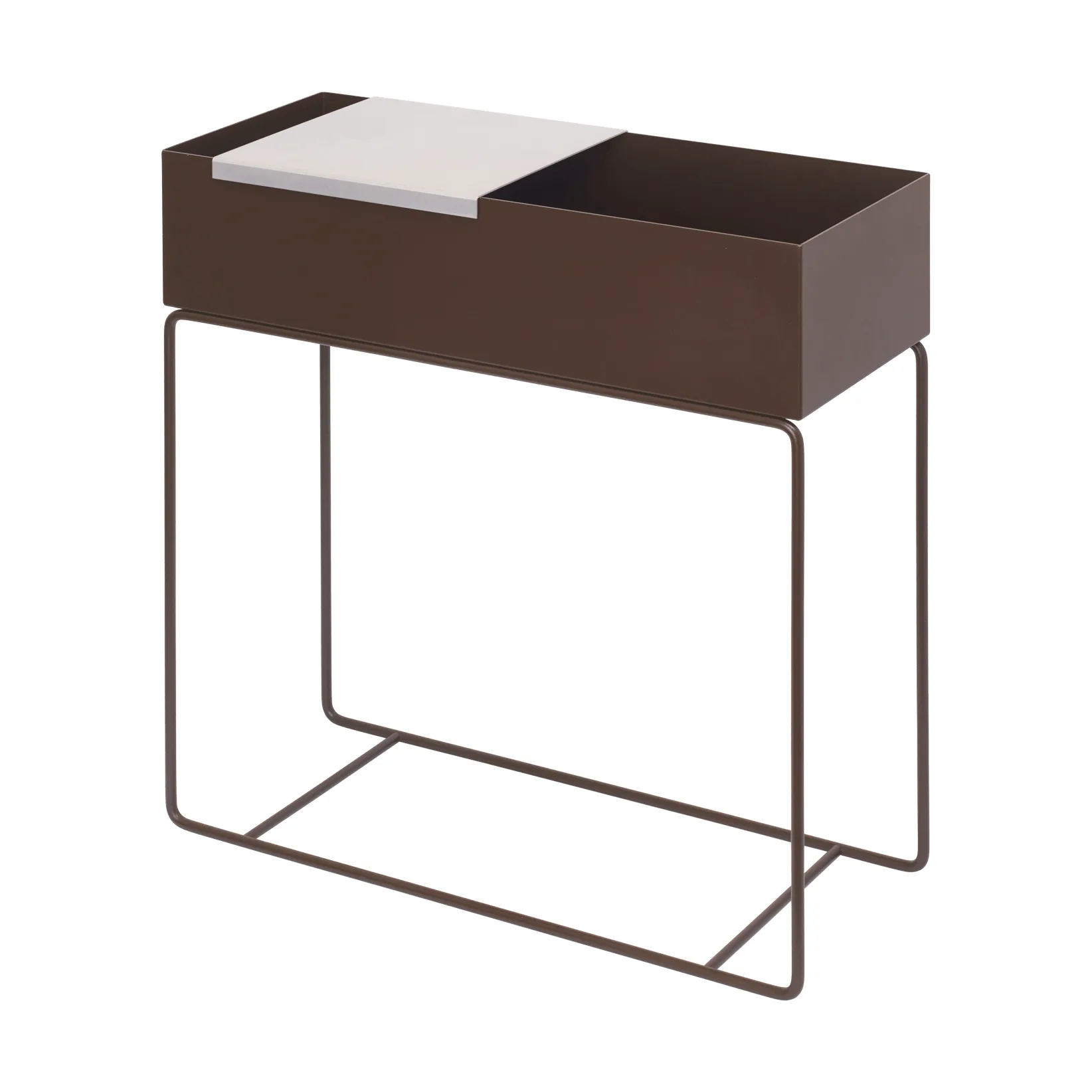 Bandeja para vaso para plantas Lager 26x26 cm, Alumínio Ferm Living