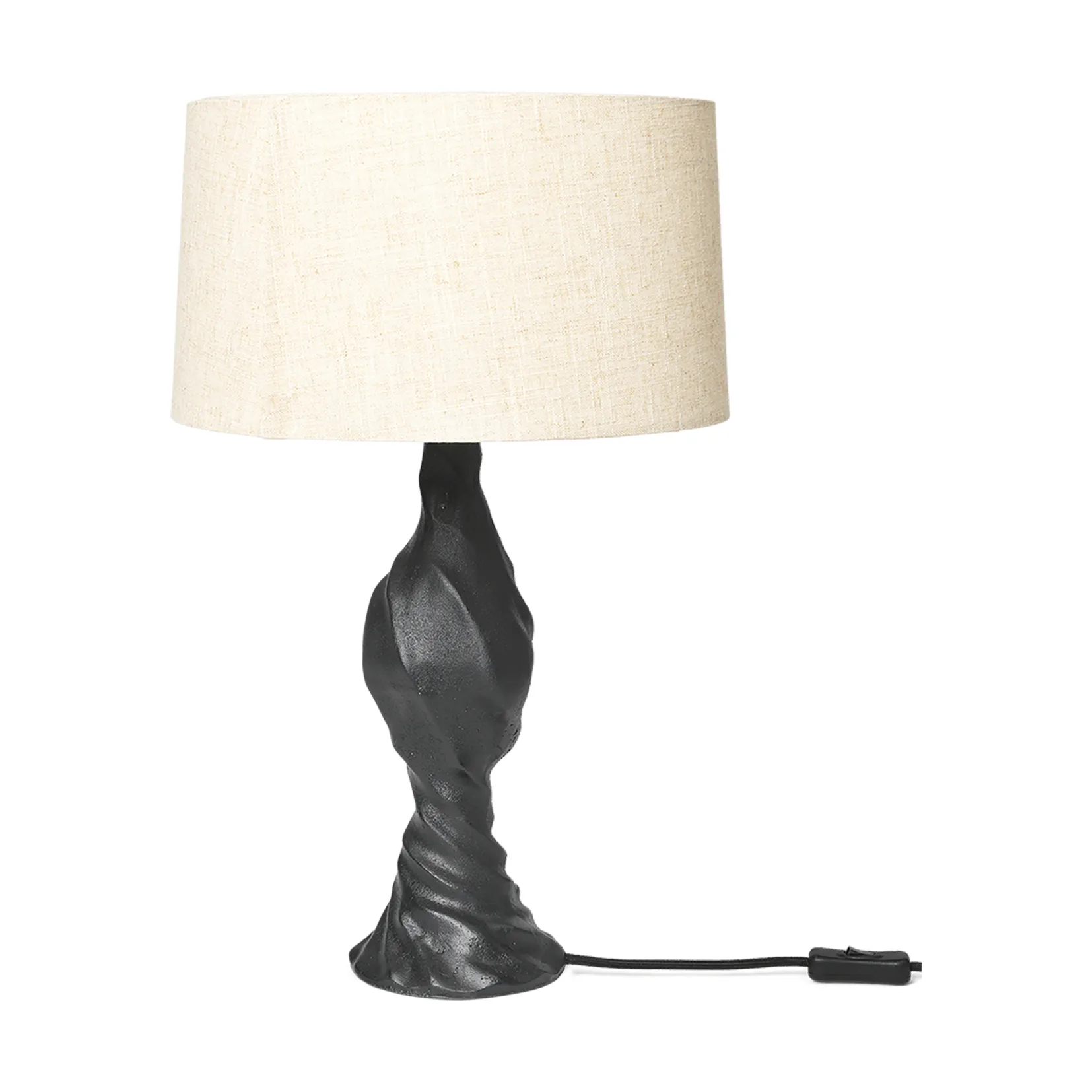 Base de candeeiro Moltan 40 cm, Black Ferm Living