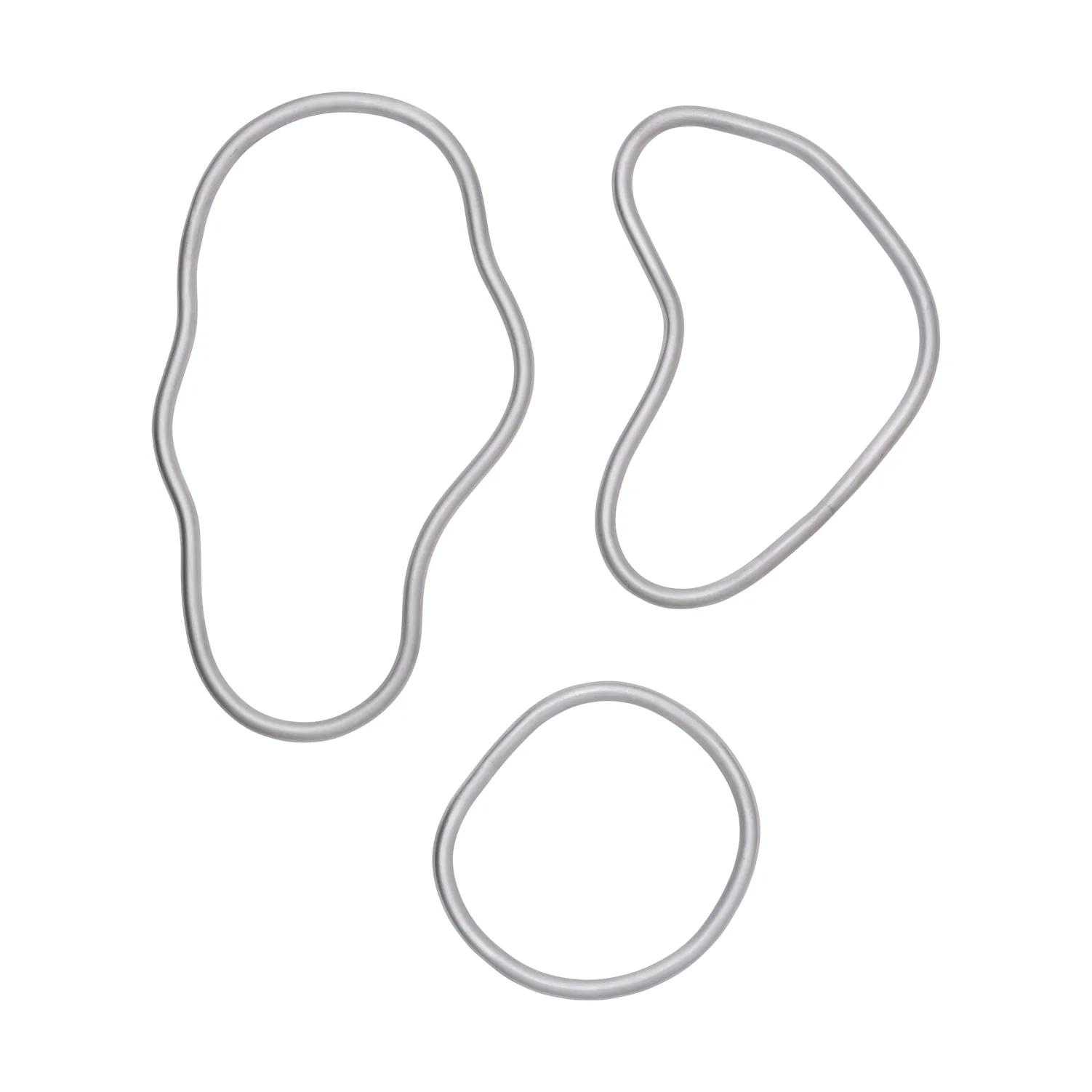 Base de pratos, 3 peças Pond, Alumínio Ferm Living