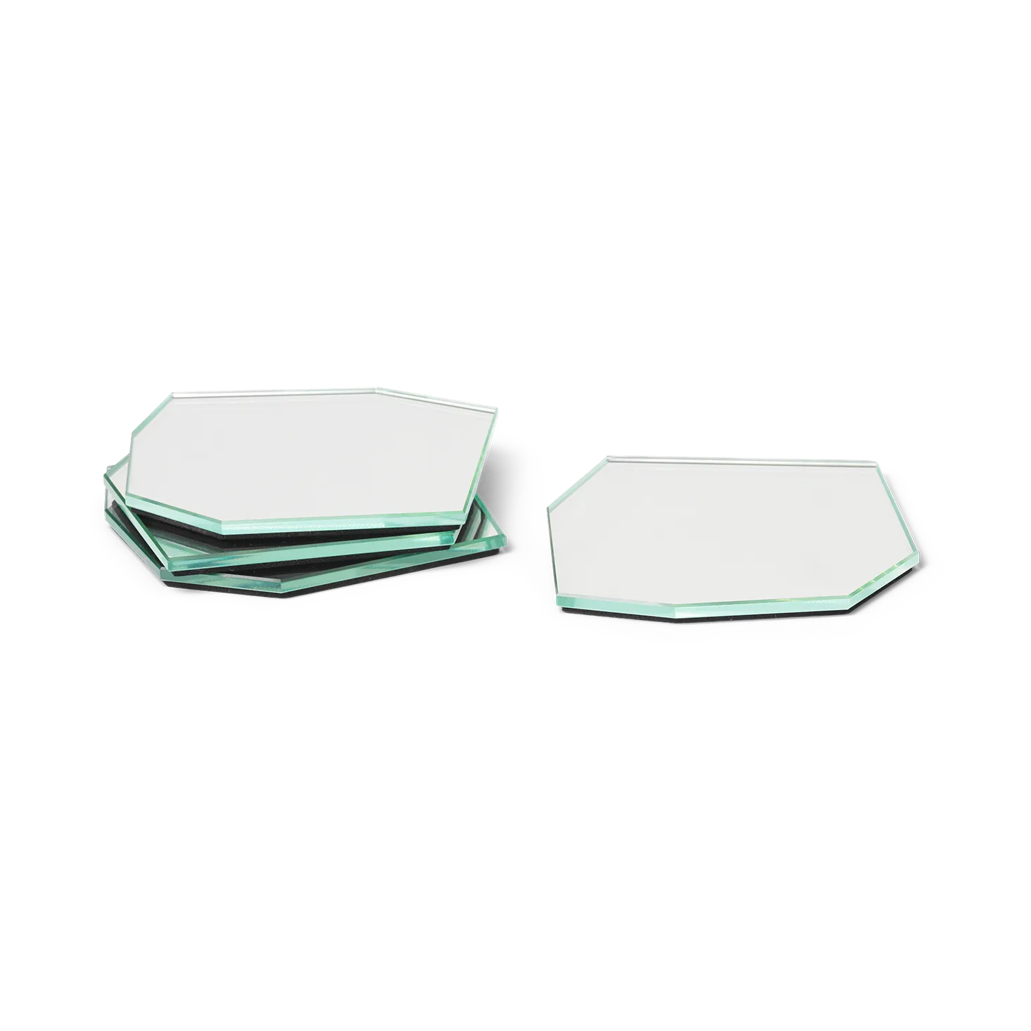 Base para copos Shard 4 un., Mirror Ferm Living