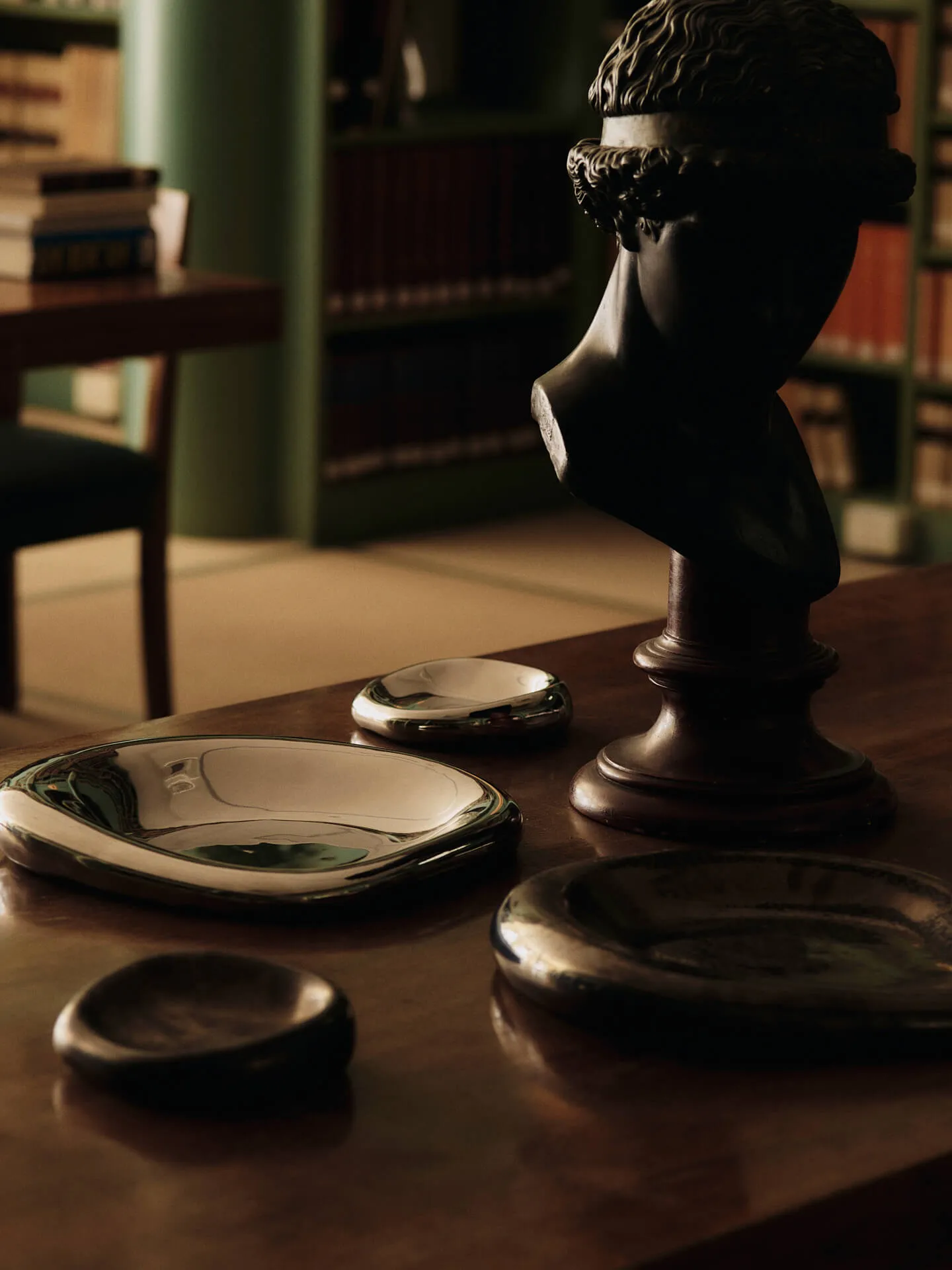 Bellure tigela decorativa para centro de mesa Ø35 cm, Rustic bronze Ferm Living