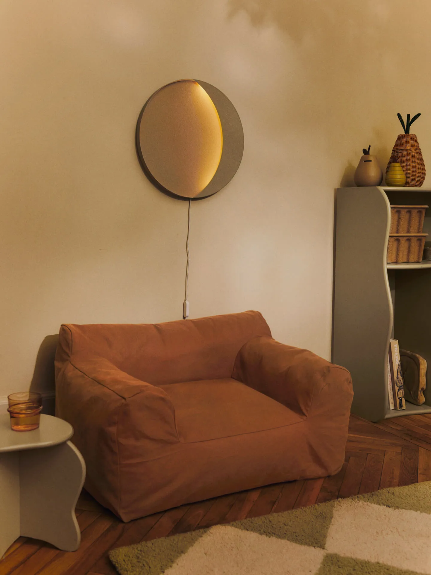 Billow poltrona puff, Tan Ferm Living