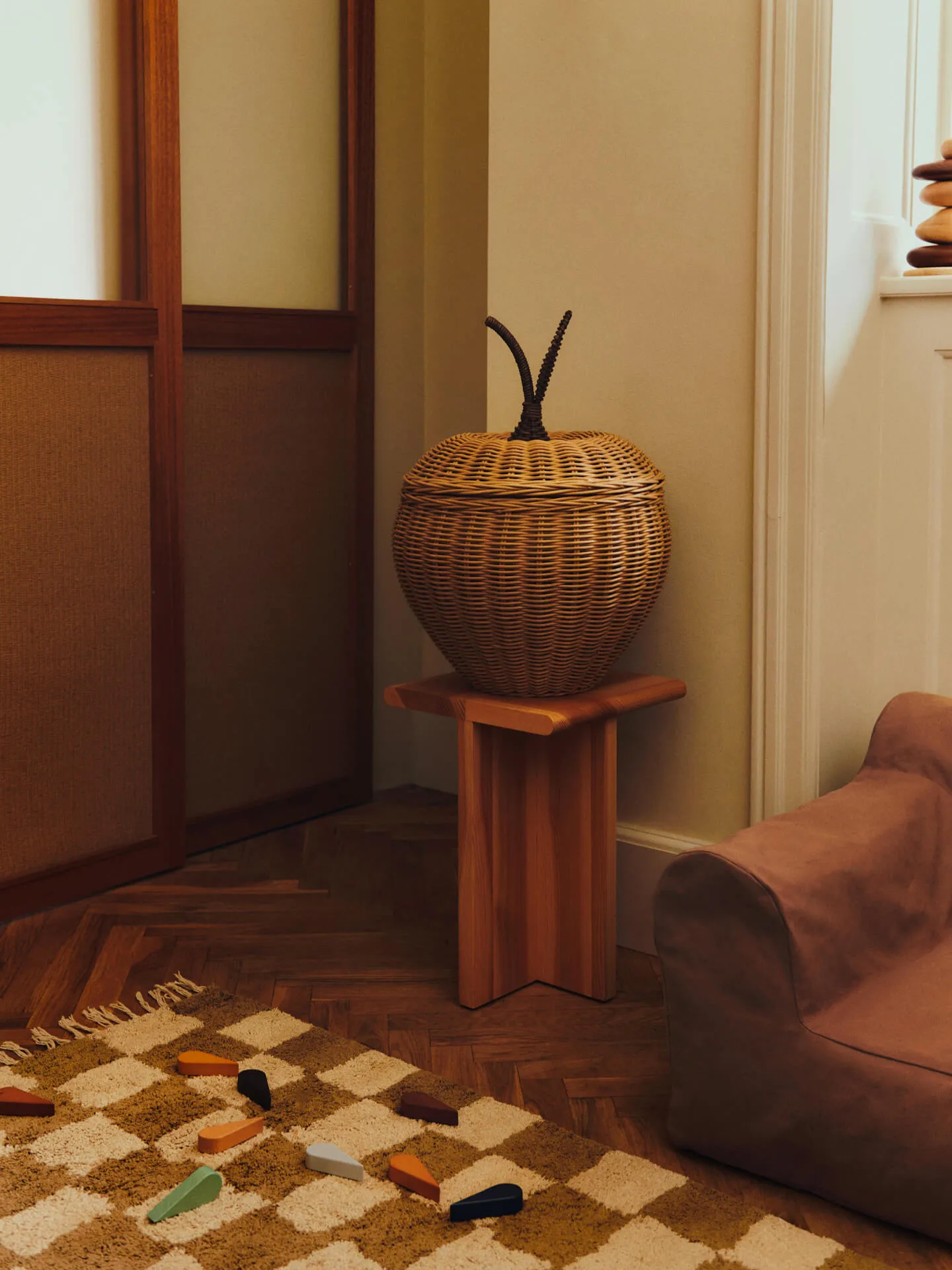 Billow poltrona puff, Tan Ferm Living
