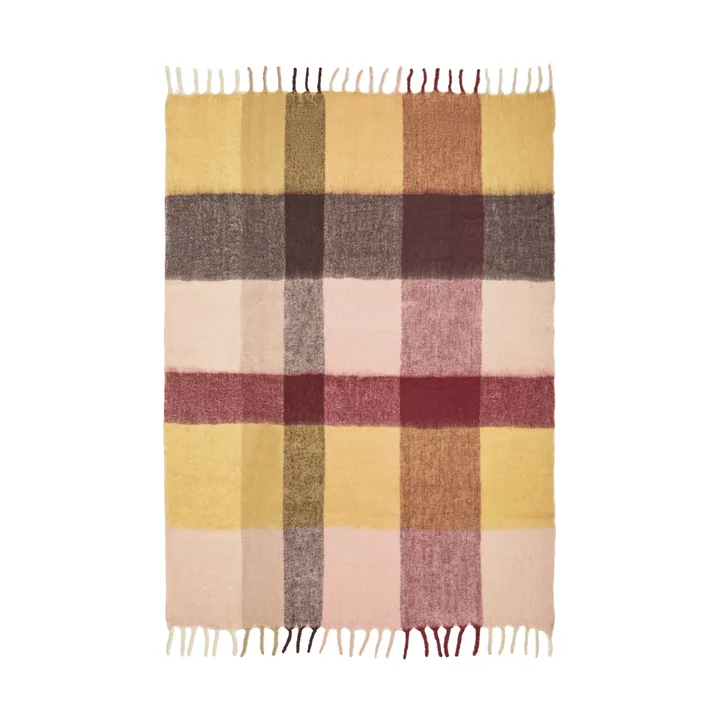 Blur manta de mohair - Butter-pale rose, 130x170 cm - Ferm Living