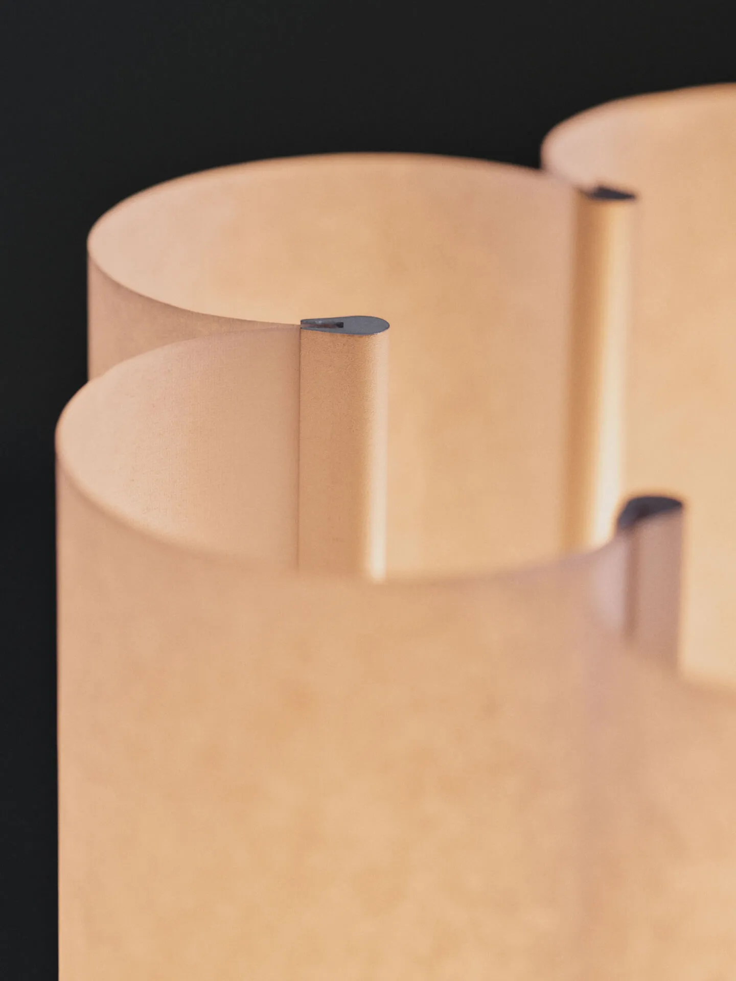 Boe candeeiro de mesa 28 cm, Silver-natural Ferm Living