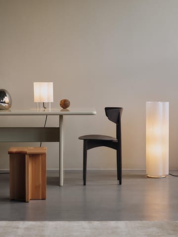 Boe candeeiro de mesa 28 cm - Silver-natural - Ferm Living
