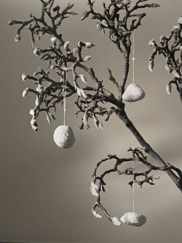 Bola de neve ornamentos decoração árvore de Natal 3 peças - Branco - Ferm Living