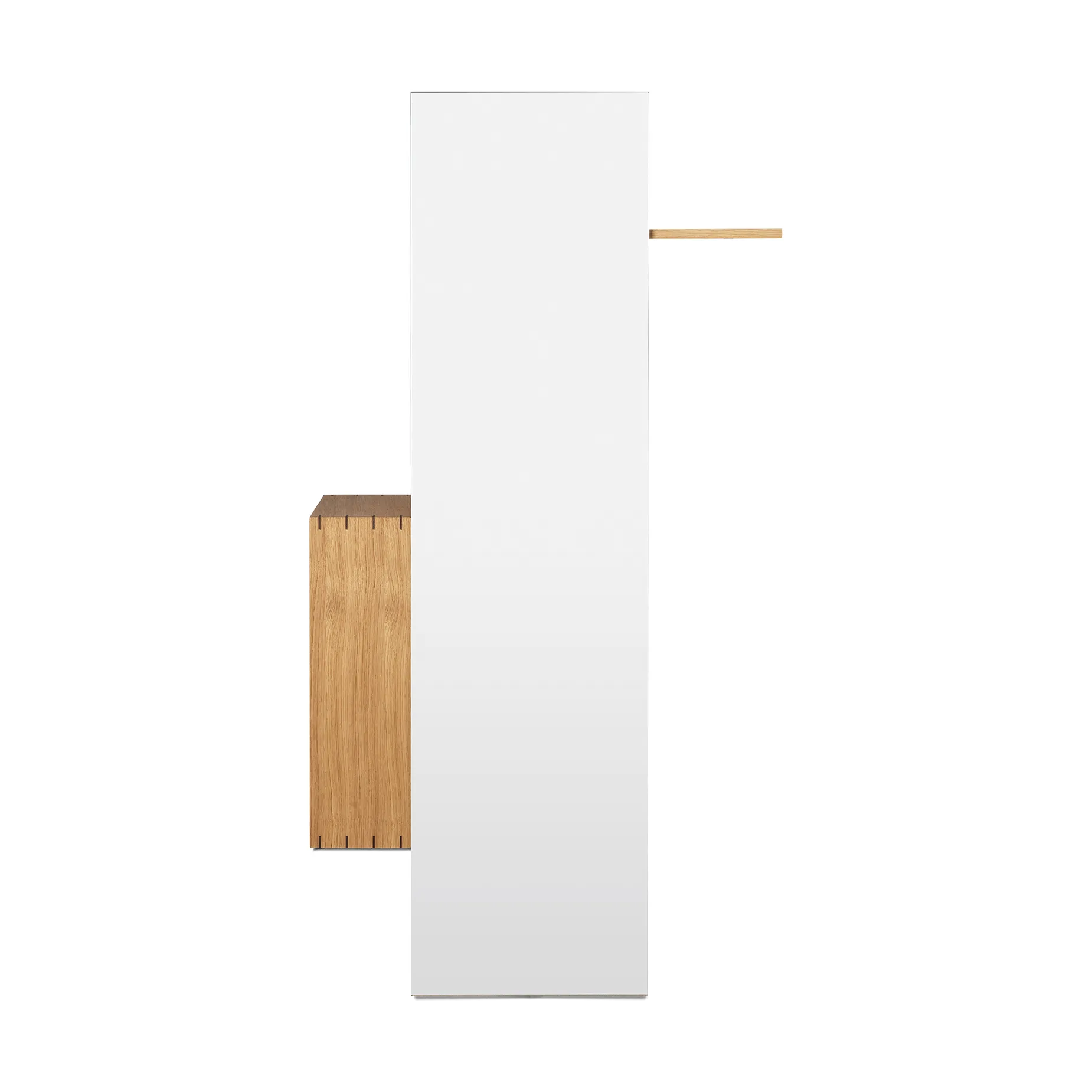 Bon hallway cabinet bengaleiro com espelho, Oiled Oak Ferm Living