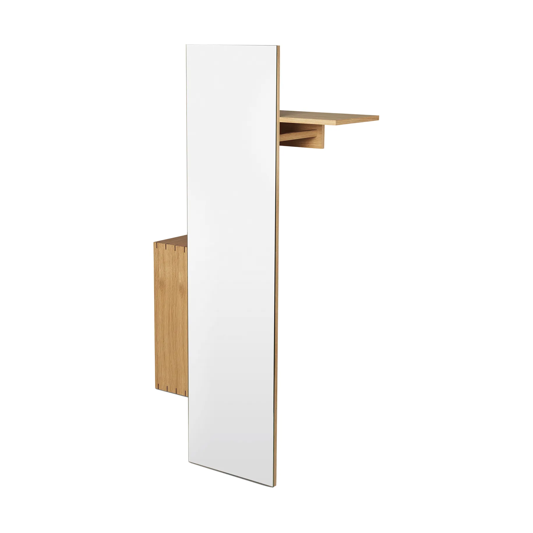 Bon hallway cabinet bengaleiro com espelho, Oiled Oak Ferm Living