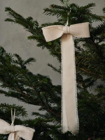 Bow pendente decorativo pequeno 15x40 cm 2 unidades - Natural - Ferm Living