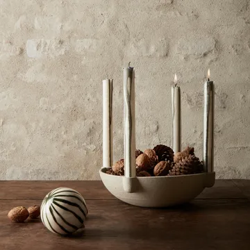 Bowl vela do advento cerâmica - grande Ø27 cm - Ferm Living