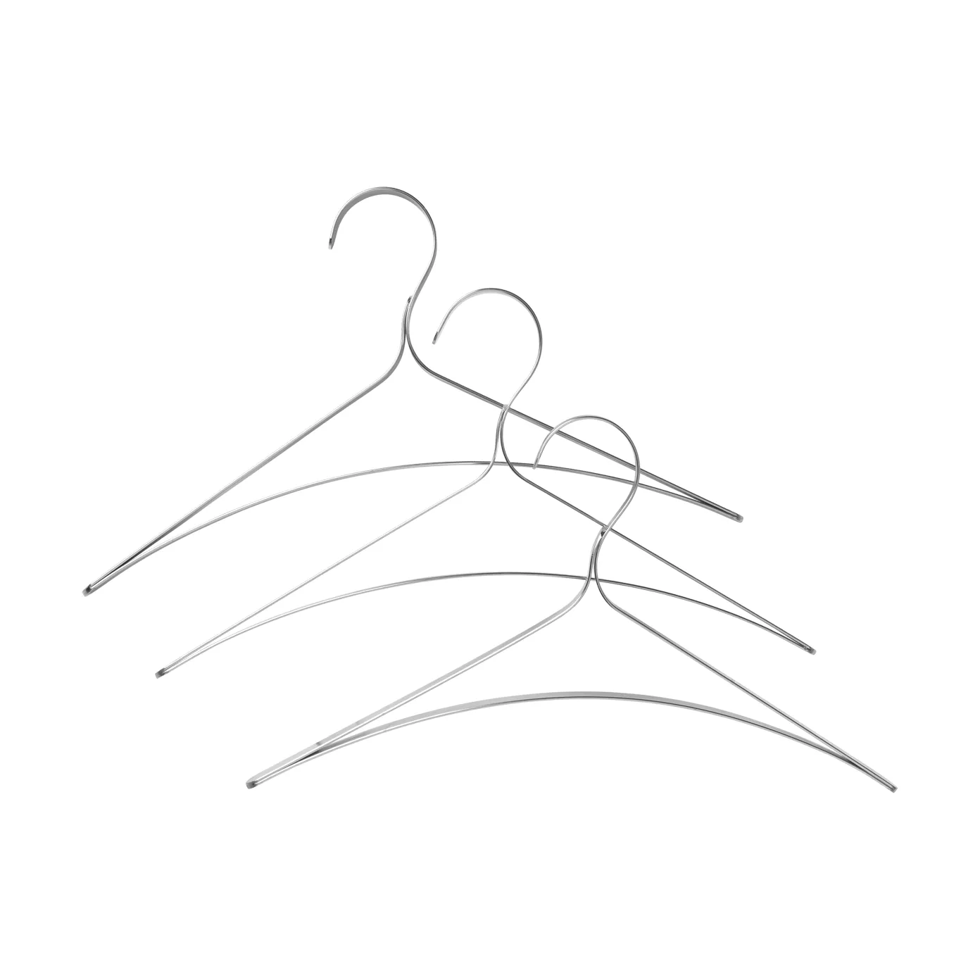 Bowline cabide, Conjunto de 3, aço inoxidável Ferm Living