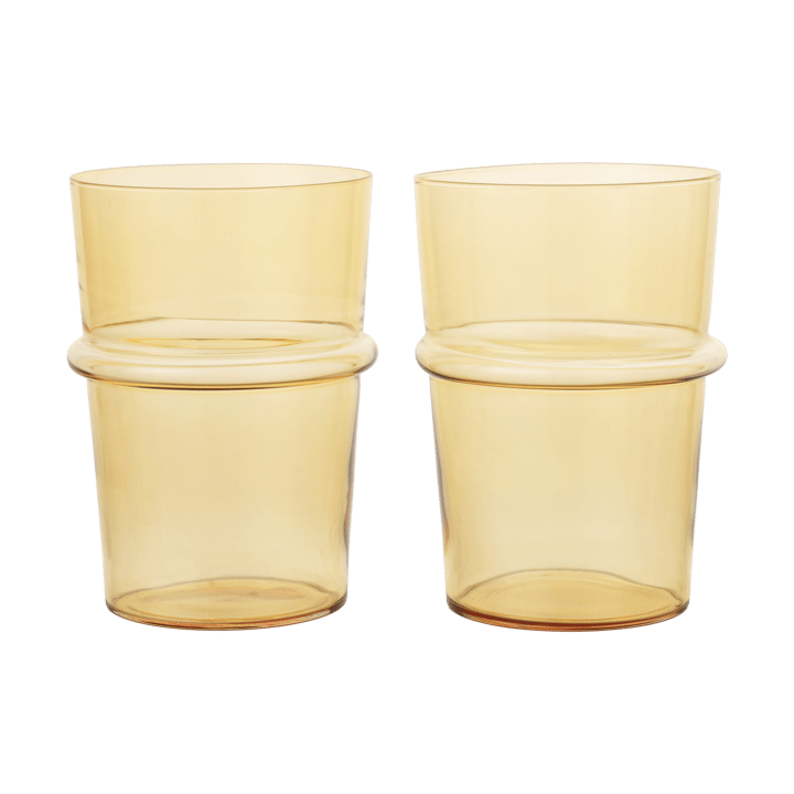 Boya copo alto de bebida 45 cl 2 unidades - Yellow - Ferm Living