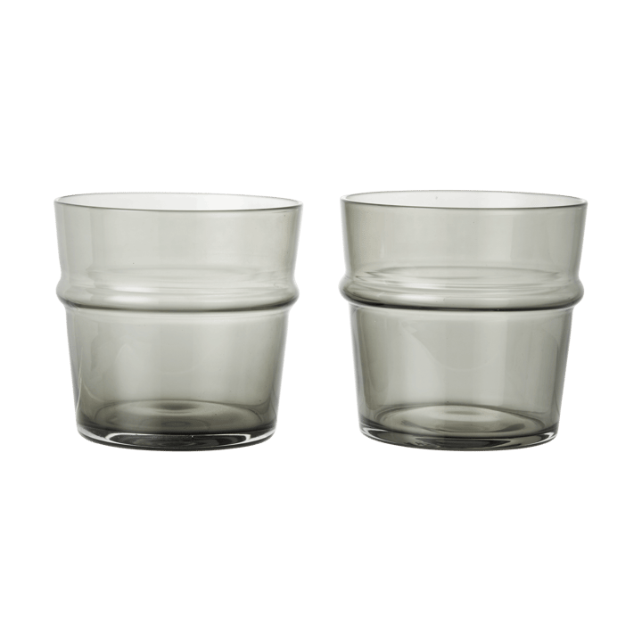 Boya Copo baixo de bebida 30 cl 2 unidades - Cinzento fumado - Ferm Living